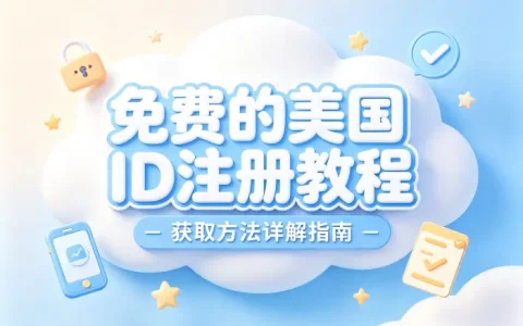 免费的美国id注册教程及获取方法详解指南