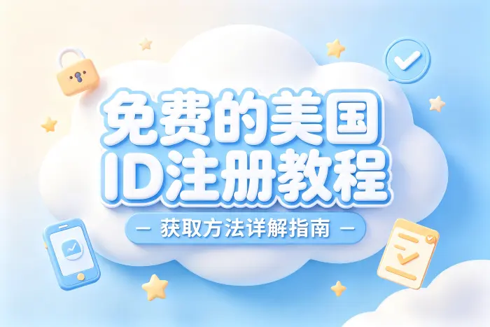 免费的美国id注册教程及获取方法详解指南