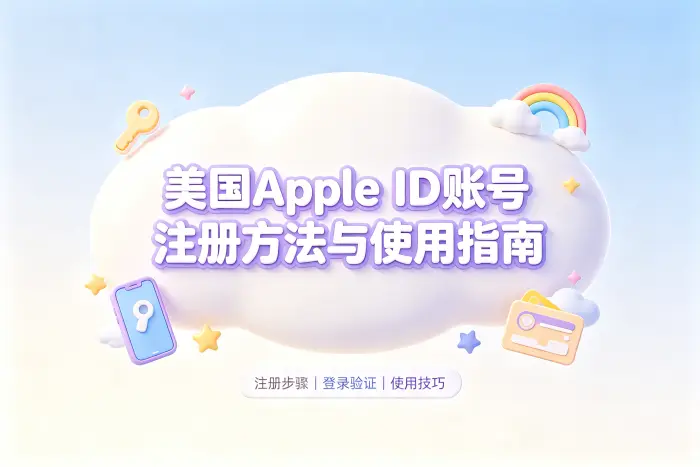 美国apple id账号注册方法与使用指南
