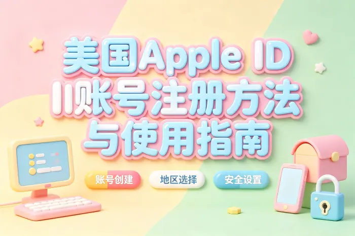 通过设备注册美国区账号的方法