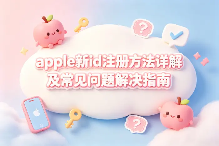 apple新id注册方法详解及常见问题解决指南