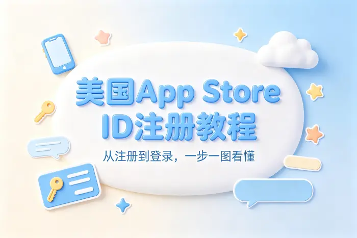 美国appstore id注册教程及账号使用注意事项