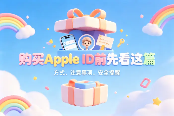 Apple ID无法使用时可以检查什么