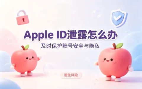 apple id泄露怎么办及时保护账号安全与隐私避免风险