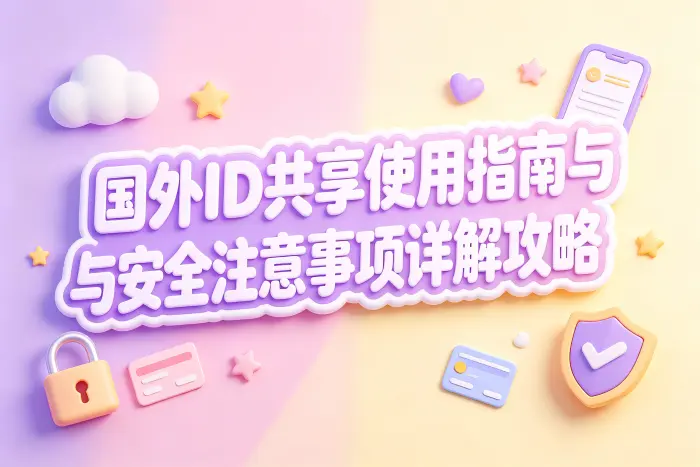 共享账号登录时的基本操作流程