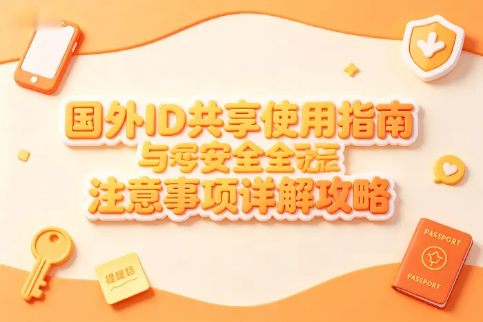 如何更安全地使用海外账号服务