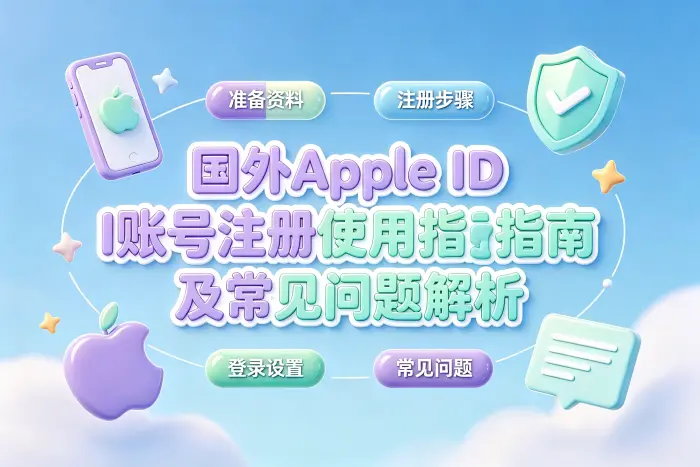 注册国外 Apple ID 账号前需要准备什么