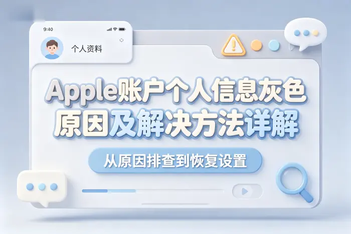 确认 Apple 账户是否处于受保护状态