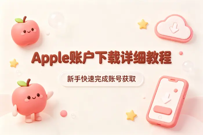 apple账户下载详细教程新手快速完成账号获取