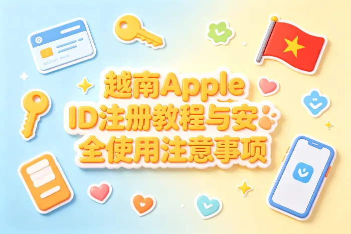 越南地区 Apple ID 注册步骤