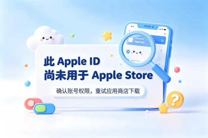 新注册 Apple ID 为什么会出现这个提示