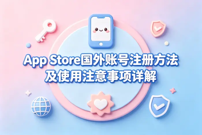 app store国外账号注册方法及使用注意事项详解