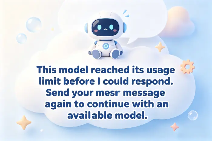 This model reached its usage limit before I could respond. Send your message again to continue with an available model.