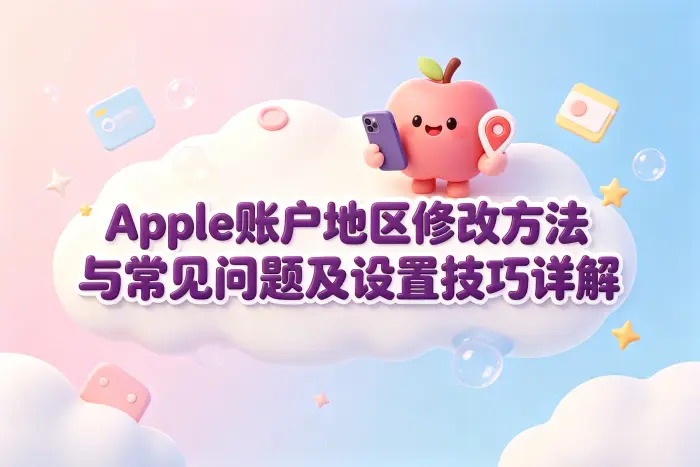 apple账户地区修改方法与常见问题及设置技巧详解