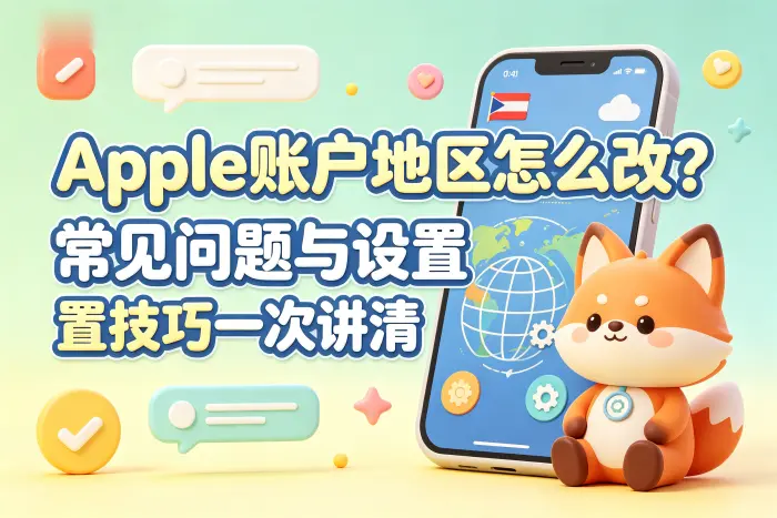 通过 iPhone 修改 Apple 账户地区的方法