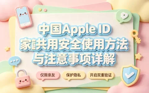中国appleid共享安全使用方法与注意事项详解