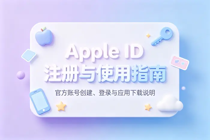 apple store免费id获取方法及注册使用指南