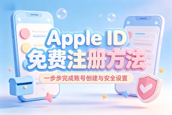 注册 Apple ID 的基本方法