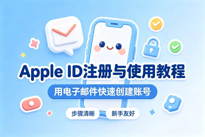 使用邮箱注册Apple ID的方法