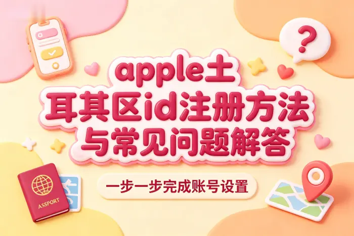 apple土耳其区id注册步骤