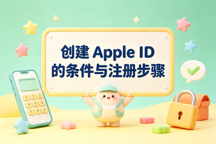 注册 Apple ID 前需要准备什么
