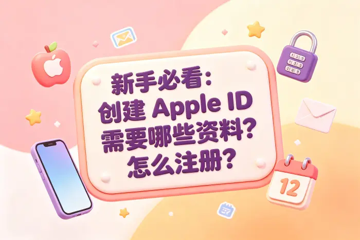 注册 Apple ID 后需要完成哪些设置