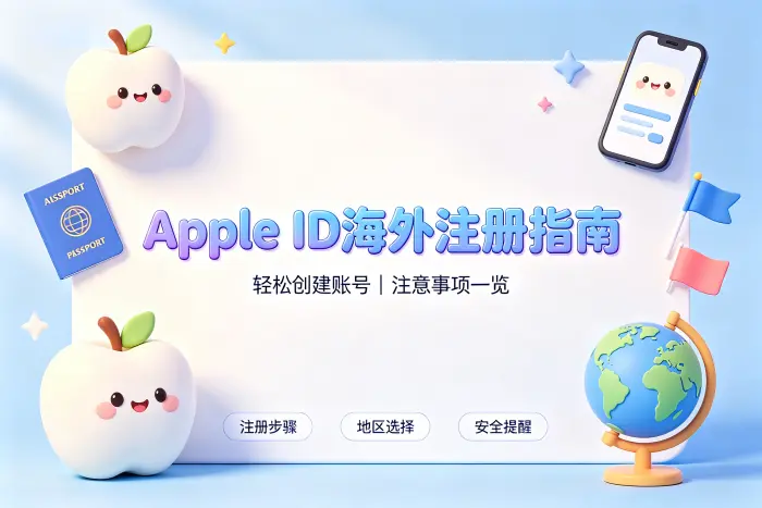 apple id账号海外注册指南及使用注意事项