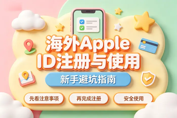 海外 Apple ID 的常见注册流程