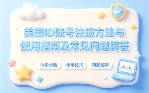 美国的id账号注册方法与使用指南及常见问题解答