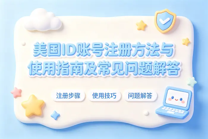 美国的id账号注册方法与使用指南及常见问题解答