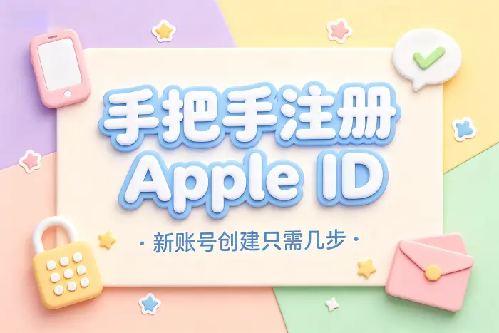 通过苹果设备注册 Apple ID 的步骤