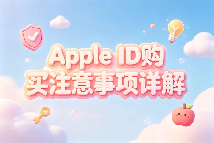购买第三方Apple ID可能存在的风险