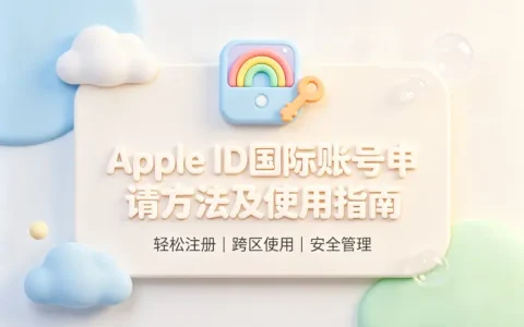 apple id国际账号申请方法及使用指南