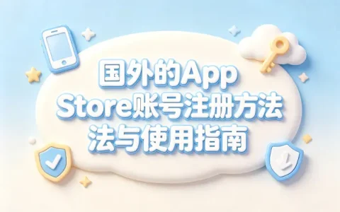 国外的appstore账号注册方法与使用指南