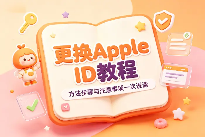 修改 Apple ID 和重新注册账号有什么区别