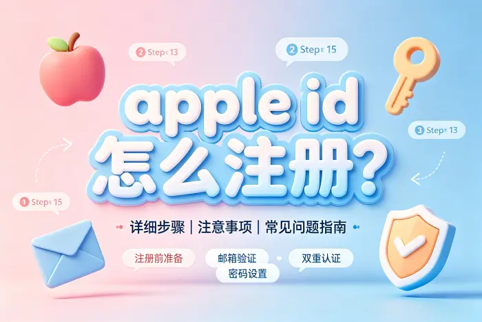 apple id怎么注册?详细步骤注意事项及常见问题指南