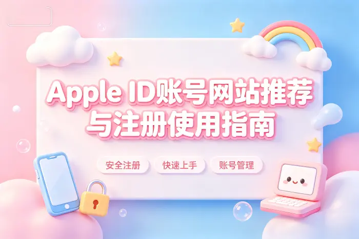 apple id账号网站推荐与注册使用指南
