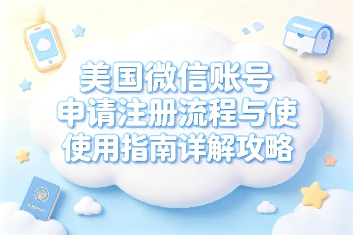 美国微信账号申请注册流程与使用指南详解攻略