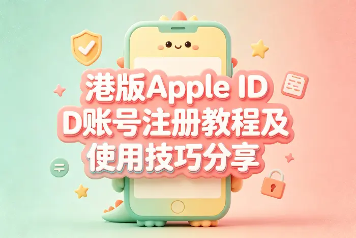 港版 Apple ID 账号注册步骤