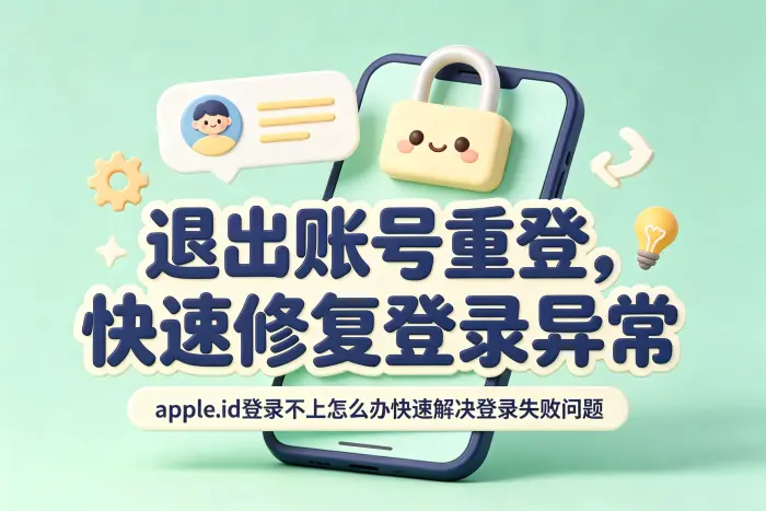 检查网络连接和苹果服务状态