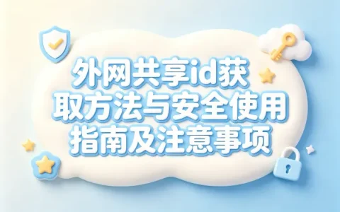 外网共享id获取方法与安全使用指南及注意事项