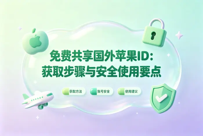 获取国外 Apple ID 的安全方式