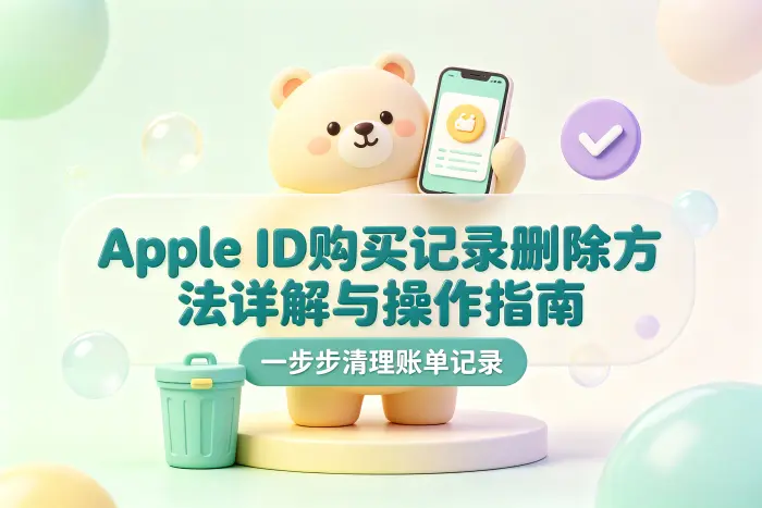 Apple ID 购买记录是否可以彻底删除