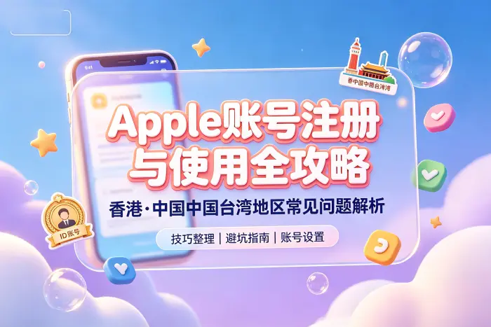 注册香港或台湾 Apple 账号前需要准备什么