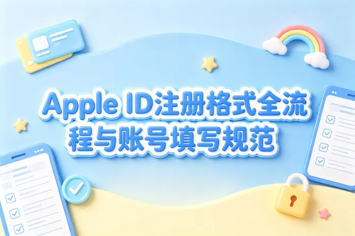 创建Apple ID的详细操作步骤