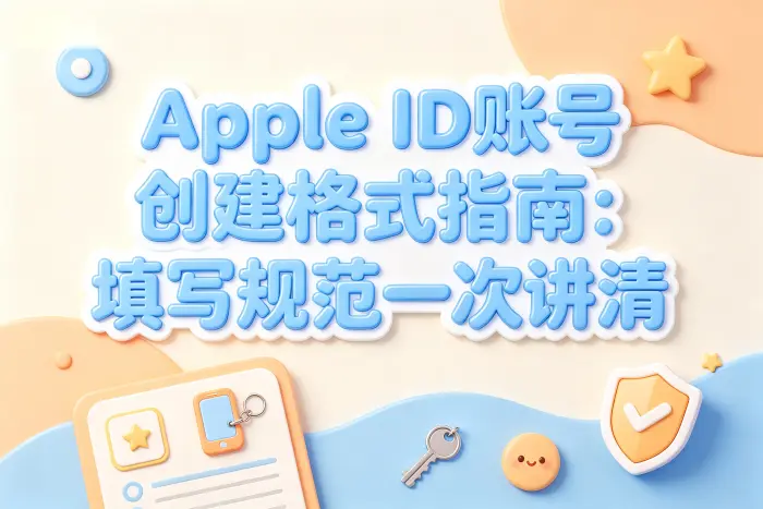 为什么无法创建新的Apple ID
