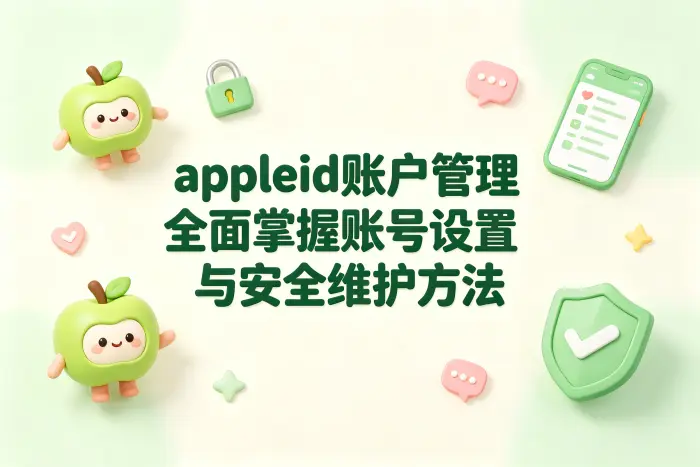 appleid账户管理全面掌握账号设置与安全维护方法