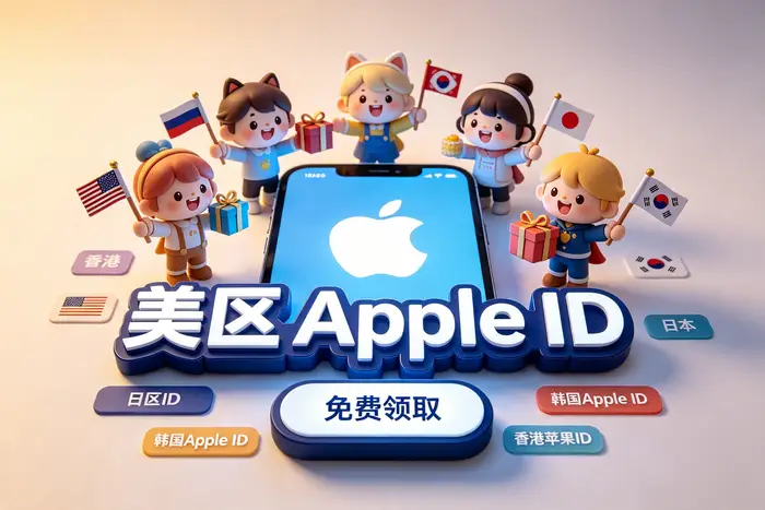 美区apple id大全汇总及热门应用获取攻略